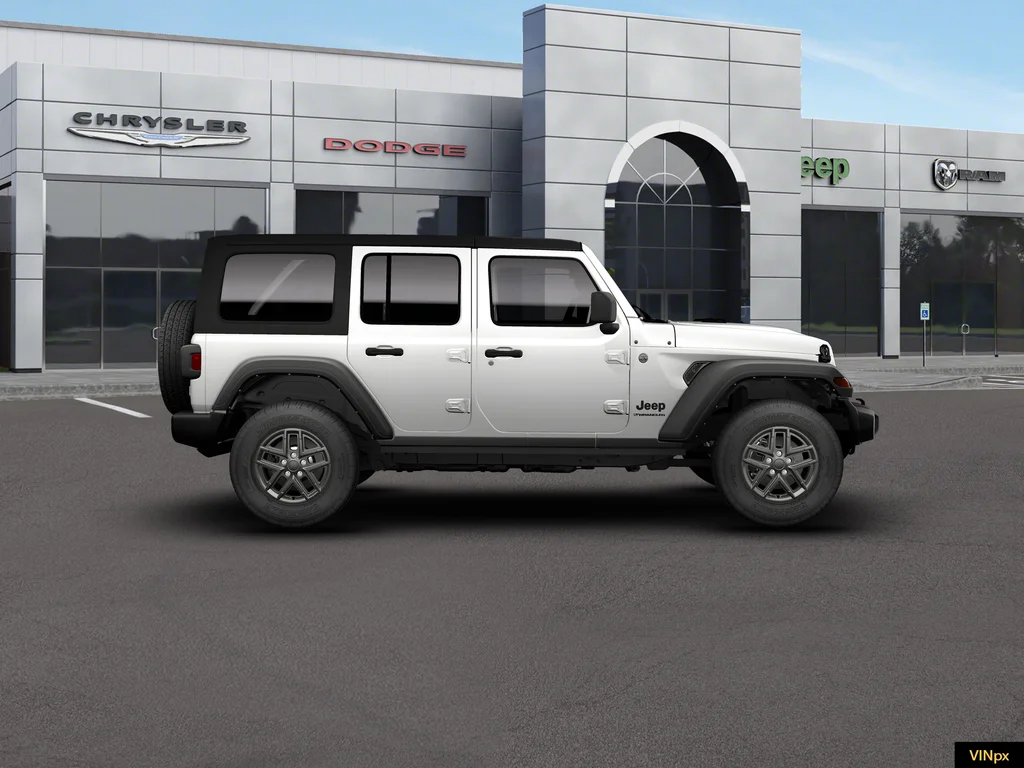New 2026 Bright White Clear-Coat Exterior Paint Jeep Sport image 7