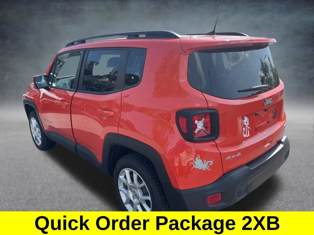 Used 2021 Orange Jeep Latitude image 3