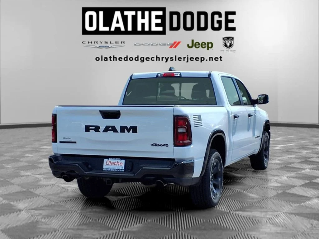 New 2026 Bright White Clear-Coat Exterior Paint RAM Big Horn/Lone Star image 26