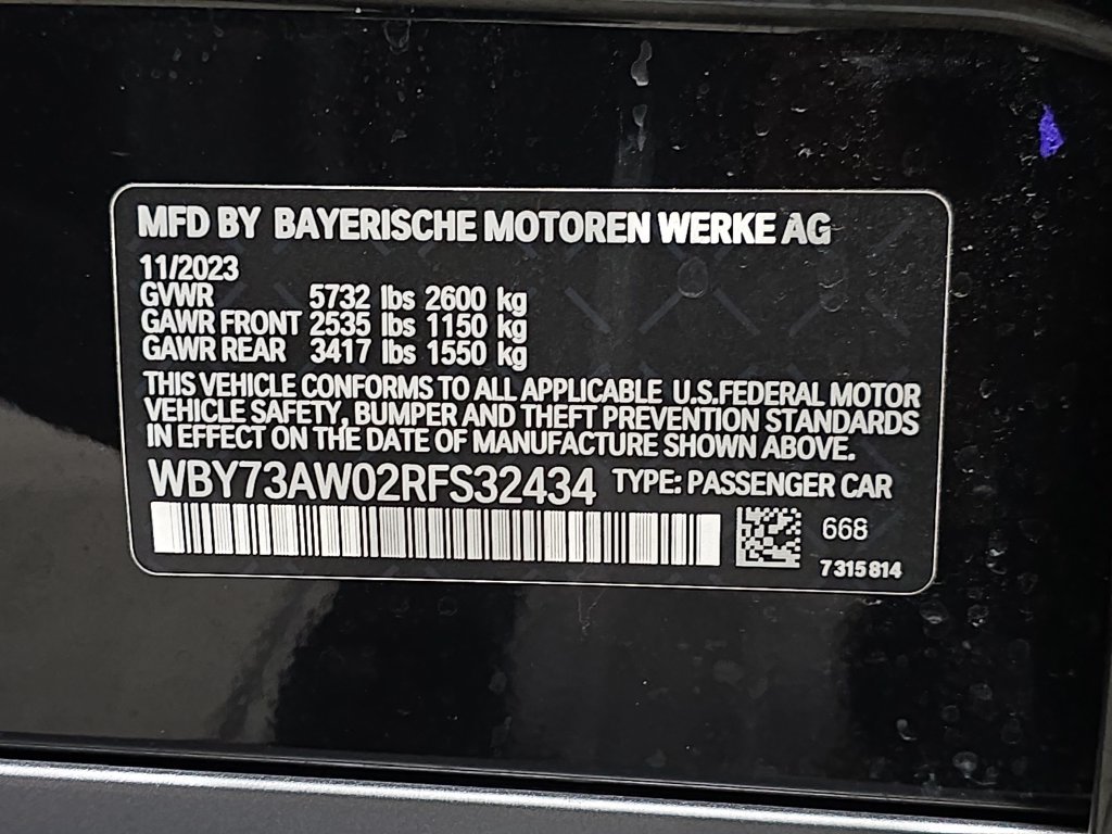 Certified Used 2024 Jet Black BMW eDrive40 image 34