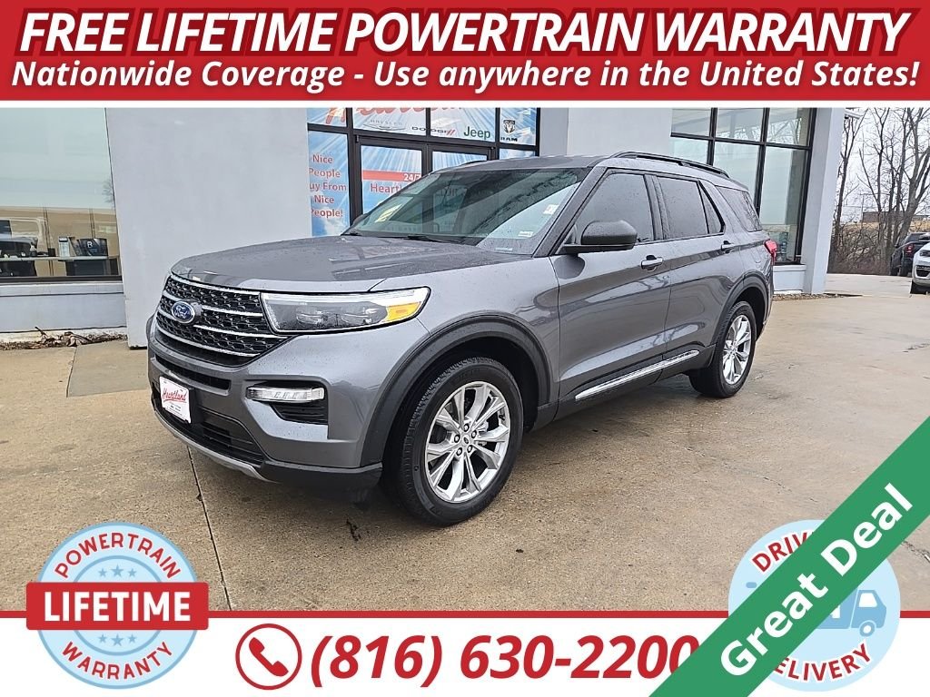 Used 2023 Ford Explorer XLT with VIN 1FMSK8DH2PGB30800 for sale in Kansas City