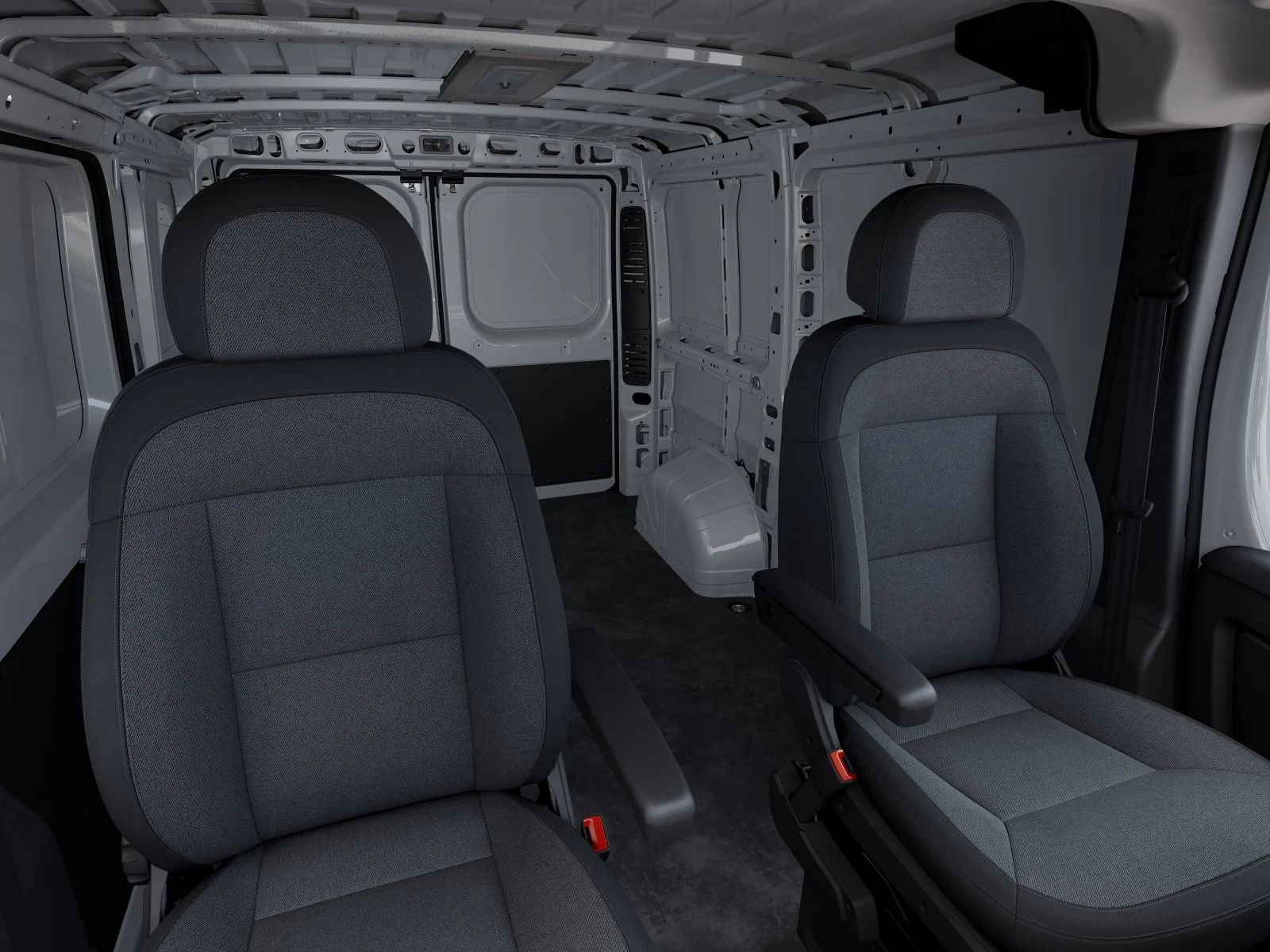 New 2026 Bright White Clear-Coat Exterior Paint RAM 1500 Low Roof Cargo Van 118 WB image 16