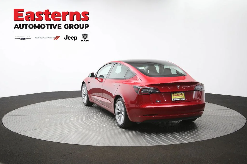 Used 2021 Red Tesla Standard Range Plus image 58