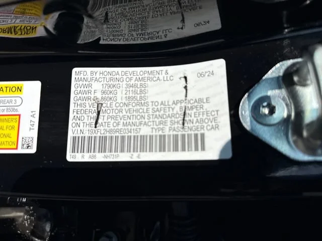 Used 2024 Crystal Black Pearl Honda Sport image 16