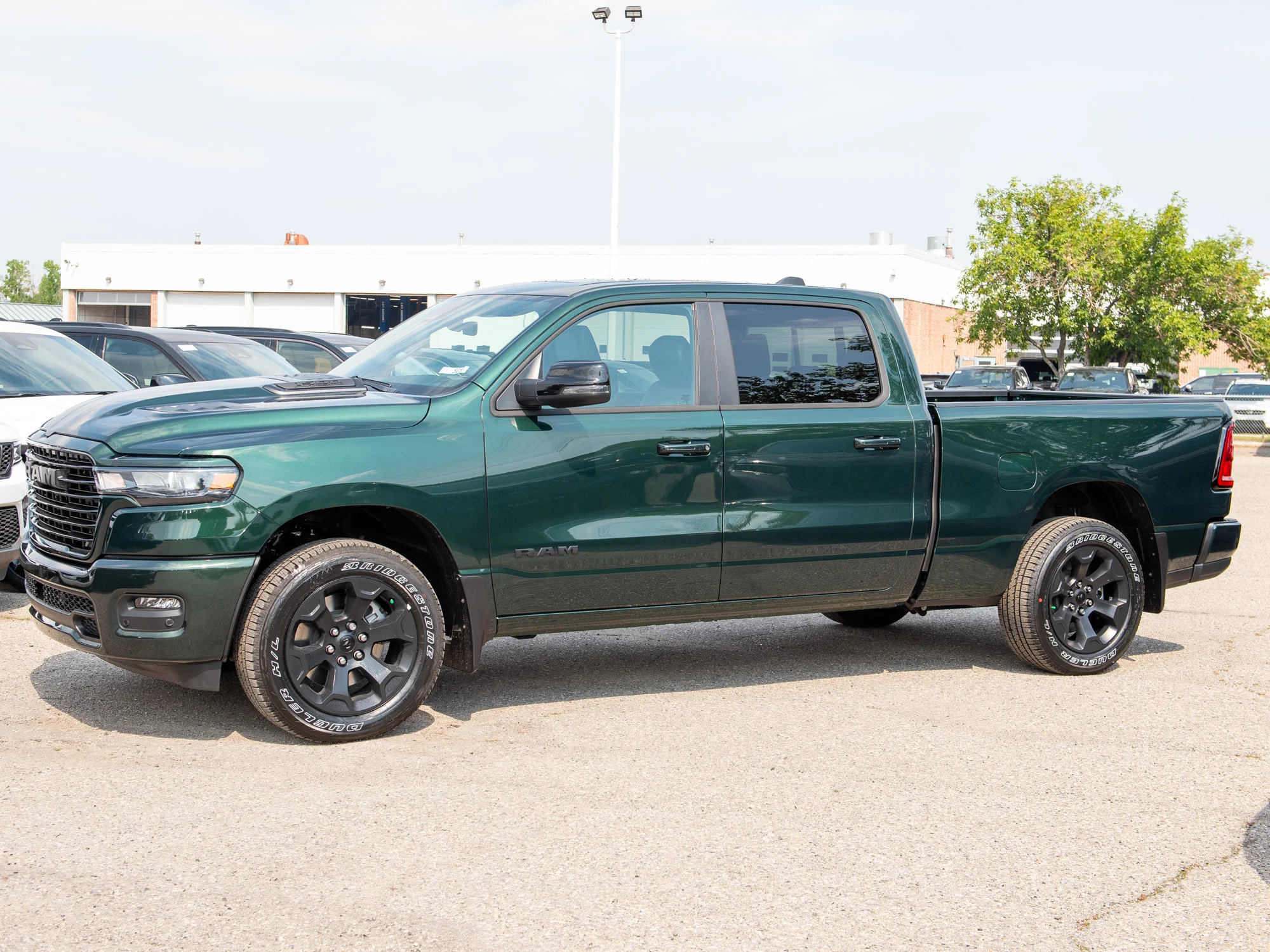 New 2026 Green RAM Sport* Crew Cab 4x4, Panoramic Sunroof, Nav, Heated Seats/Wheel, Alpine Audio image 2