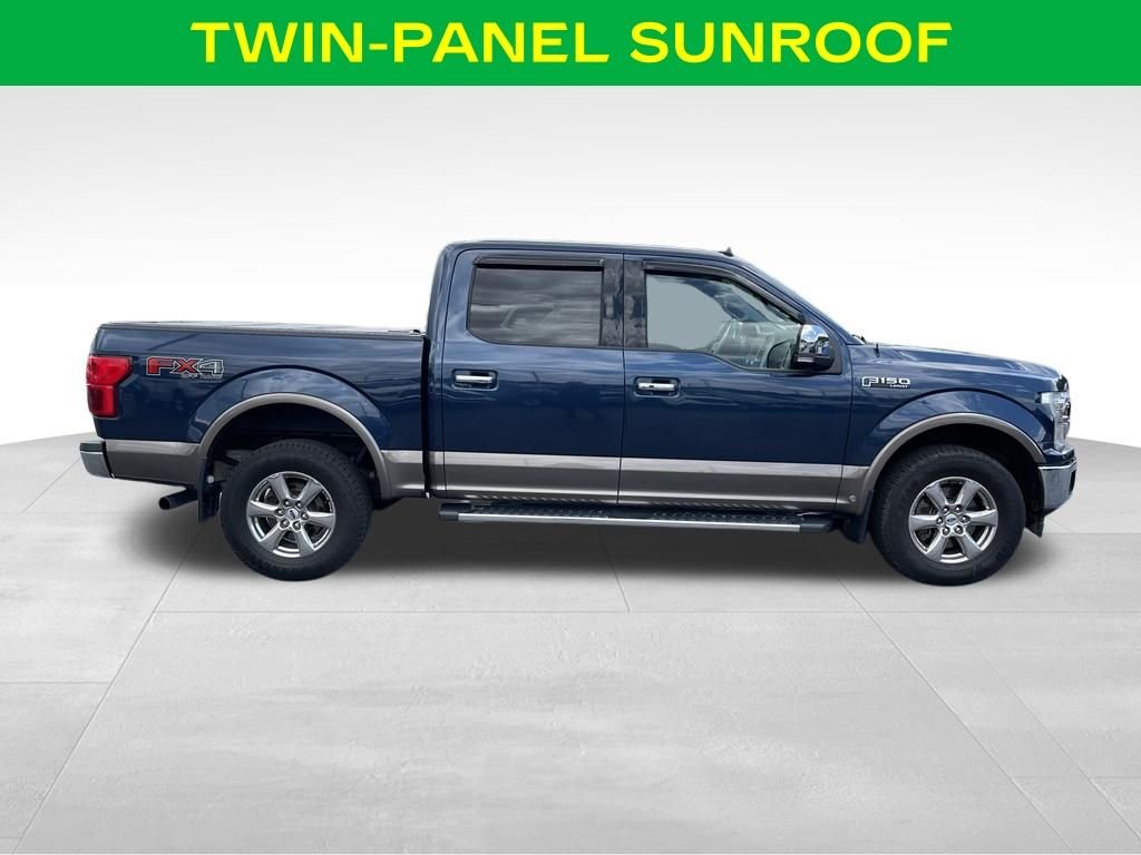 Used 2019 Velocity Blue Metallic Ford Lariat image 6