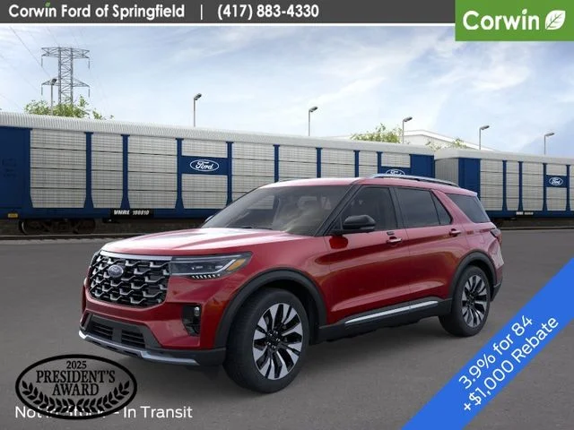 New 2026 Rapid Red Metallic Tinted Clearcoat Ford Platinum™ image 1