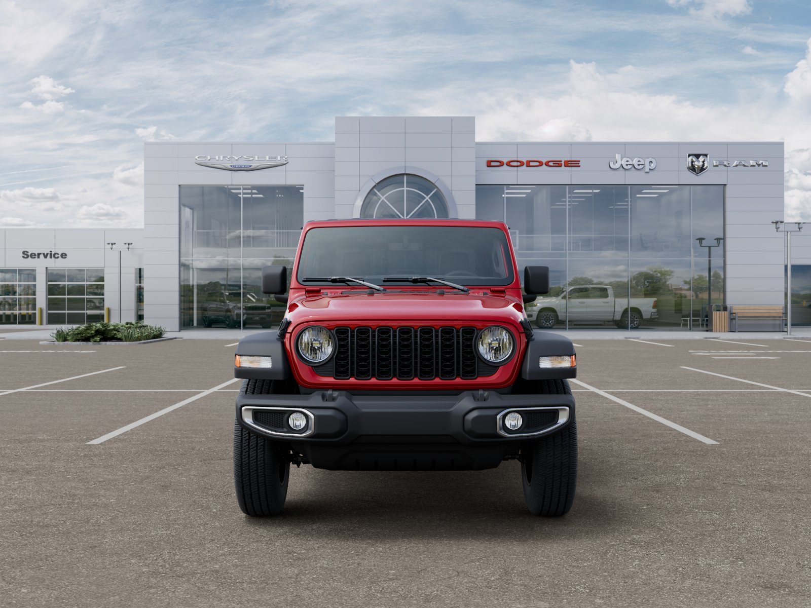 New 2026 Firecracker Red Clear-Coat Exterior Paint Jeep Sport image 37