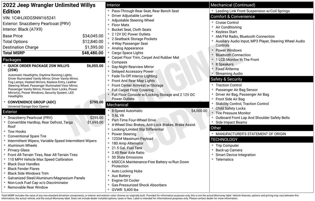 2022 Jeep Wrangler Unlimited Willys - Photo 23