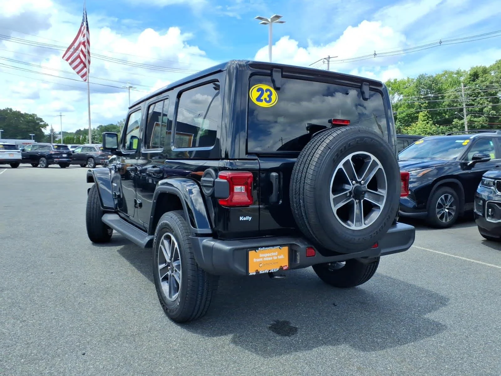 Certified Used 2023 Black Clearcoat Jeep Sahara image 11