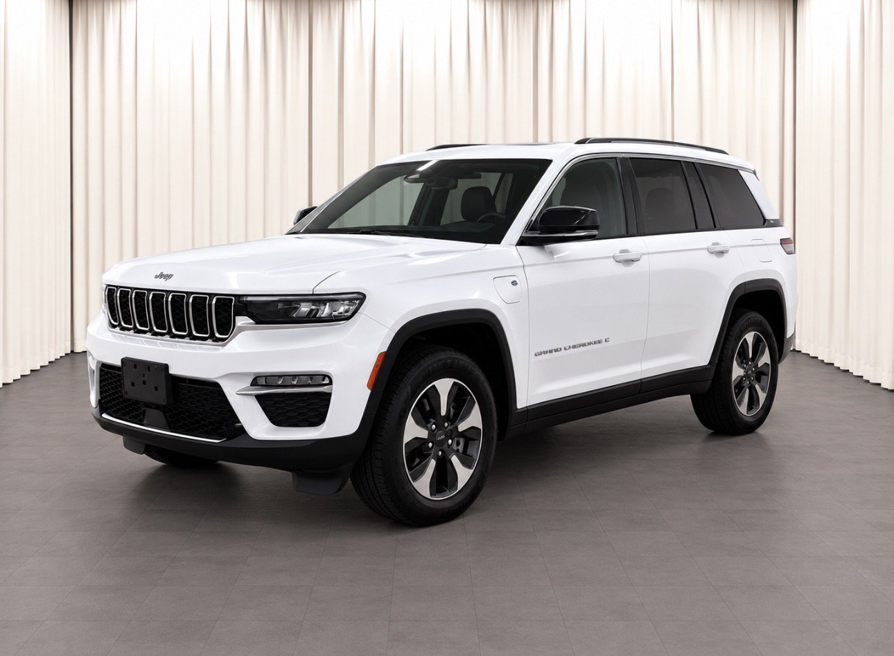 Used 2024 Bright White Clearcoat Jeep 4xe image 8