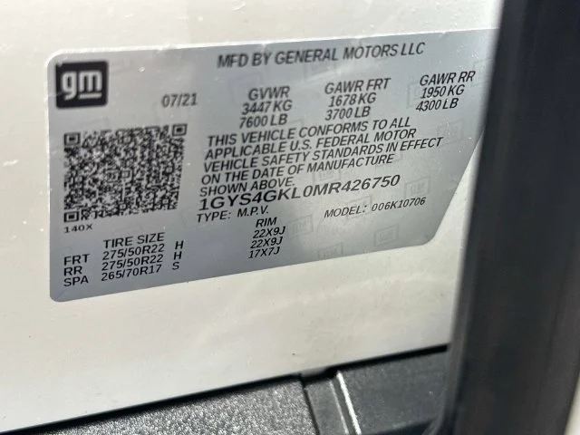 Used 2021 White Cadillac Sport Platinum image 22