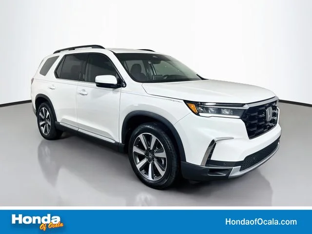 Certified Used 2025 Platinum White Pearl Honda 2WD Touring image 1