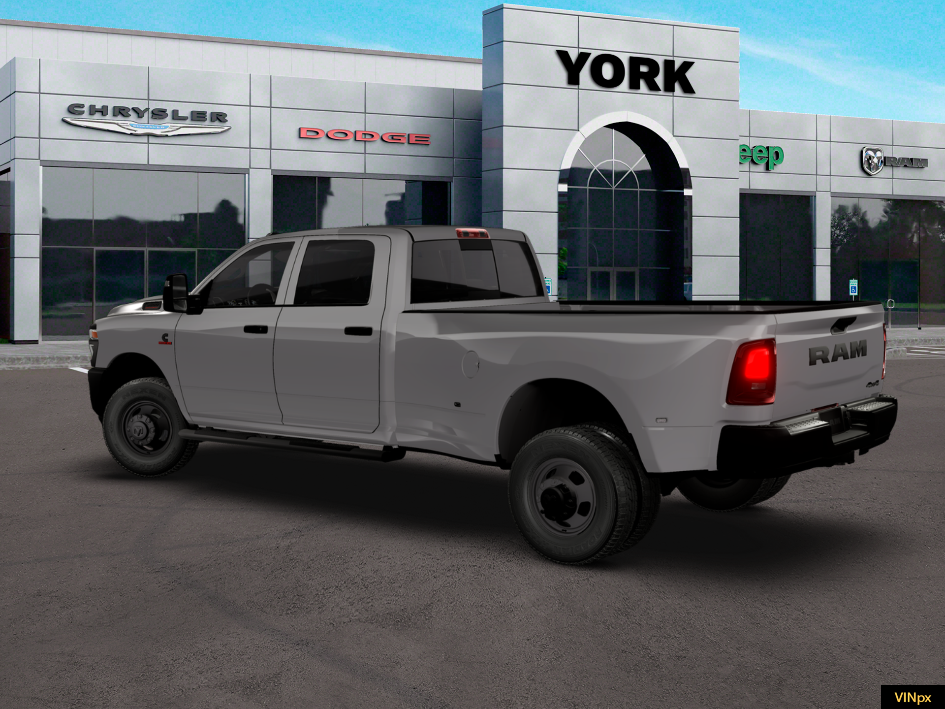 New 2026 Ceramic Gray Clear-Coat Exterior Paint RAM Tradesman image 4