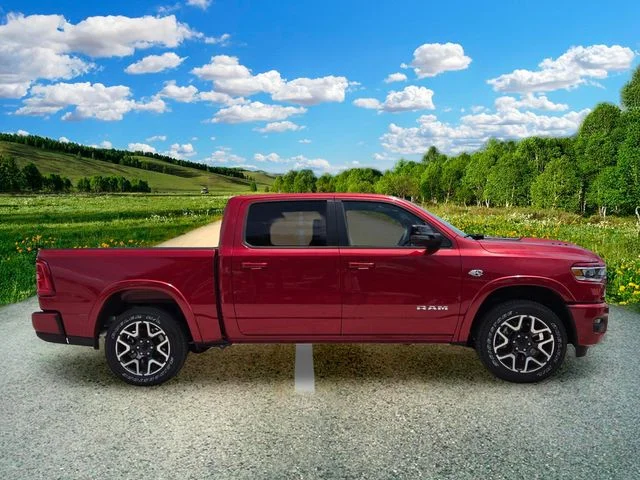 New 2026 Molten Red Pearl-Coat Exterior Paint RAM Laramie image 7