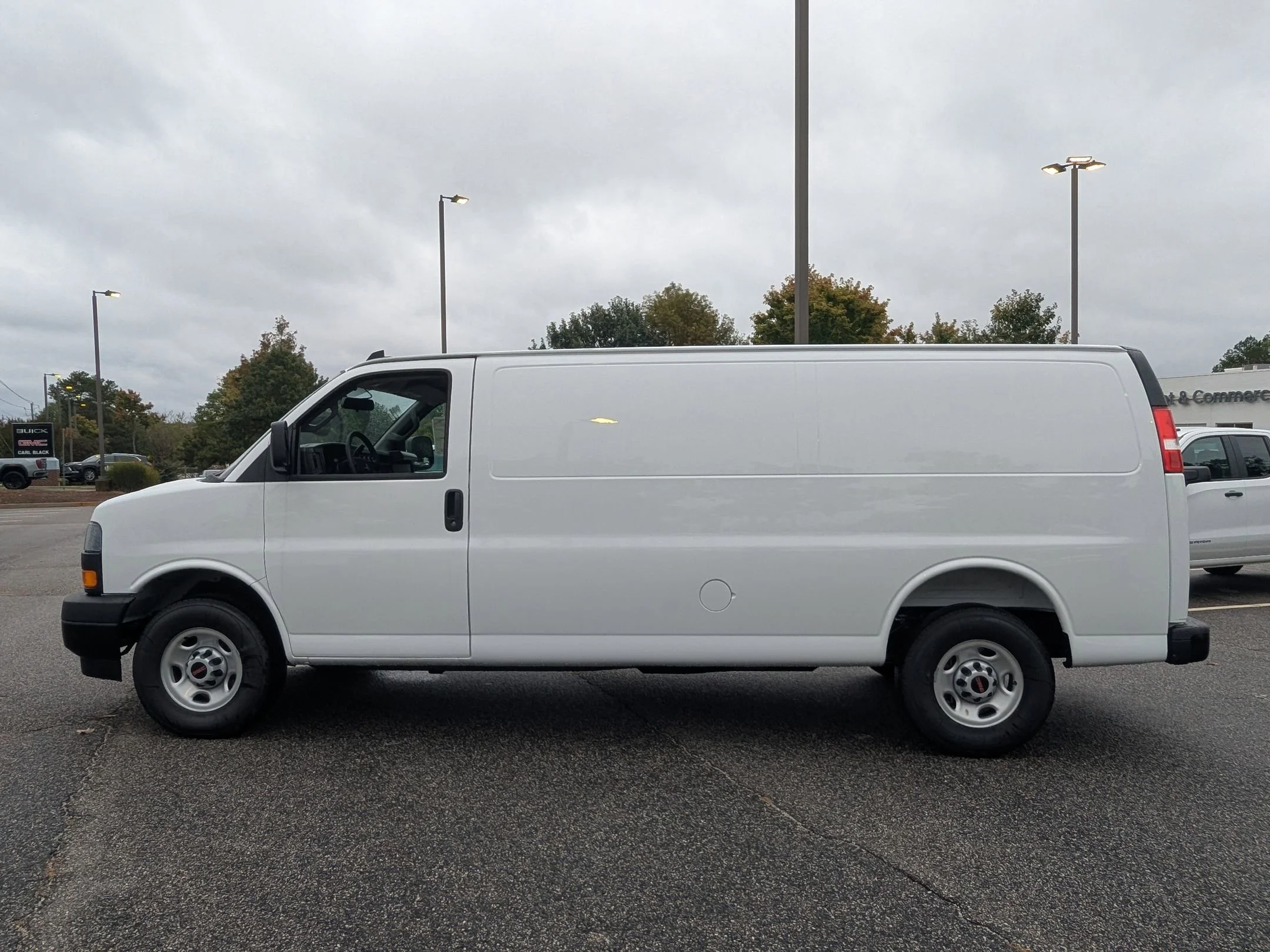 New 2025 Summit White GMC Work Van image 2