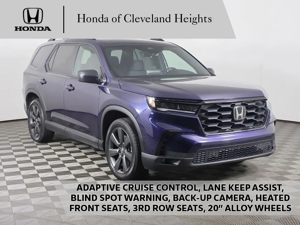 Certified Used 2024 Obsidian Blue Pearl Honda Sport image 1