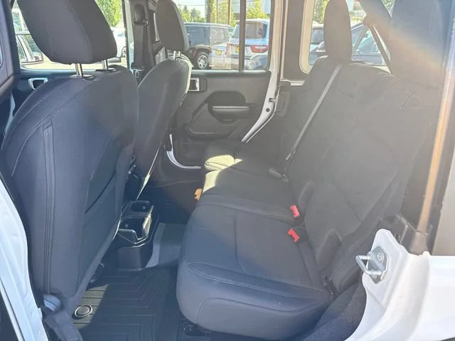 Used 2020 Bright White Clearcoat Jeep Unlimited Sport Altitude image 13