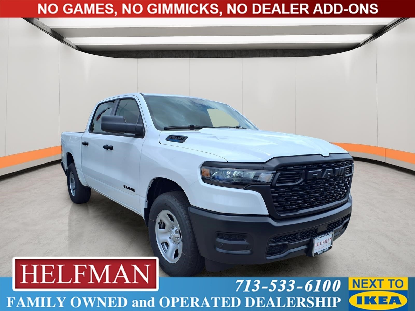 New 2026 Bright White Clear-Coat Exterior Paint RAM Tradesman image 1