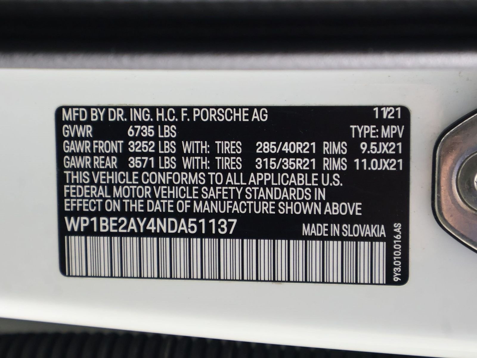 Certified Used 2022 White Porsche  image 19