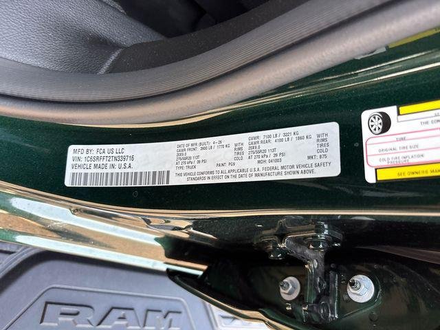 New 2026 Serrano-Green Metallic Exterior Paint RAM BIG HORN image 33