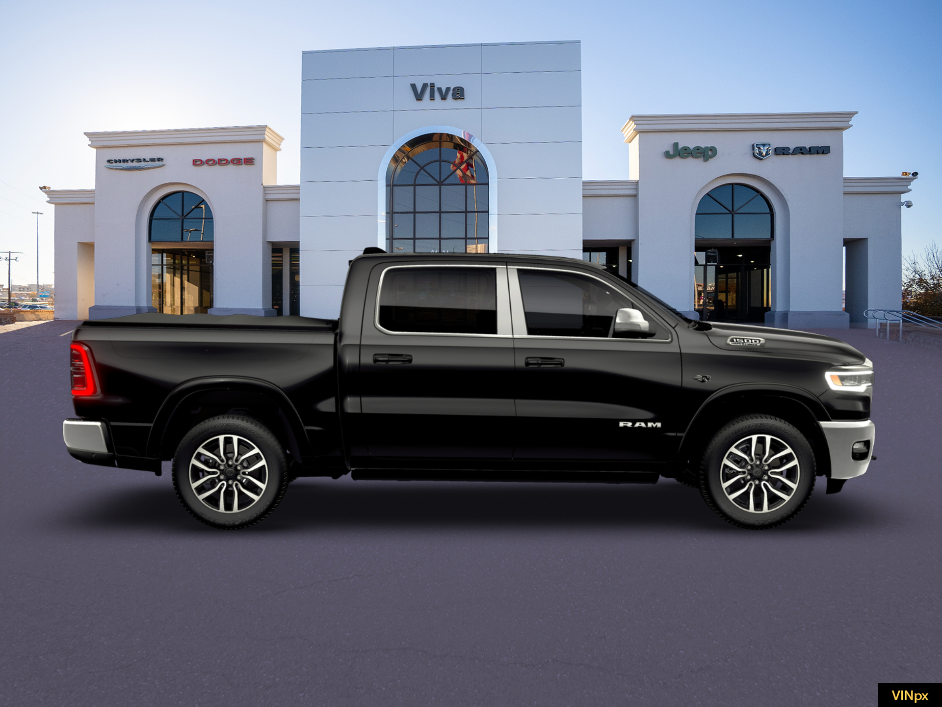 New 2026 Diamond Black Crystal Pearl-Coat Exterior Paint RAM Limited image 8