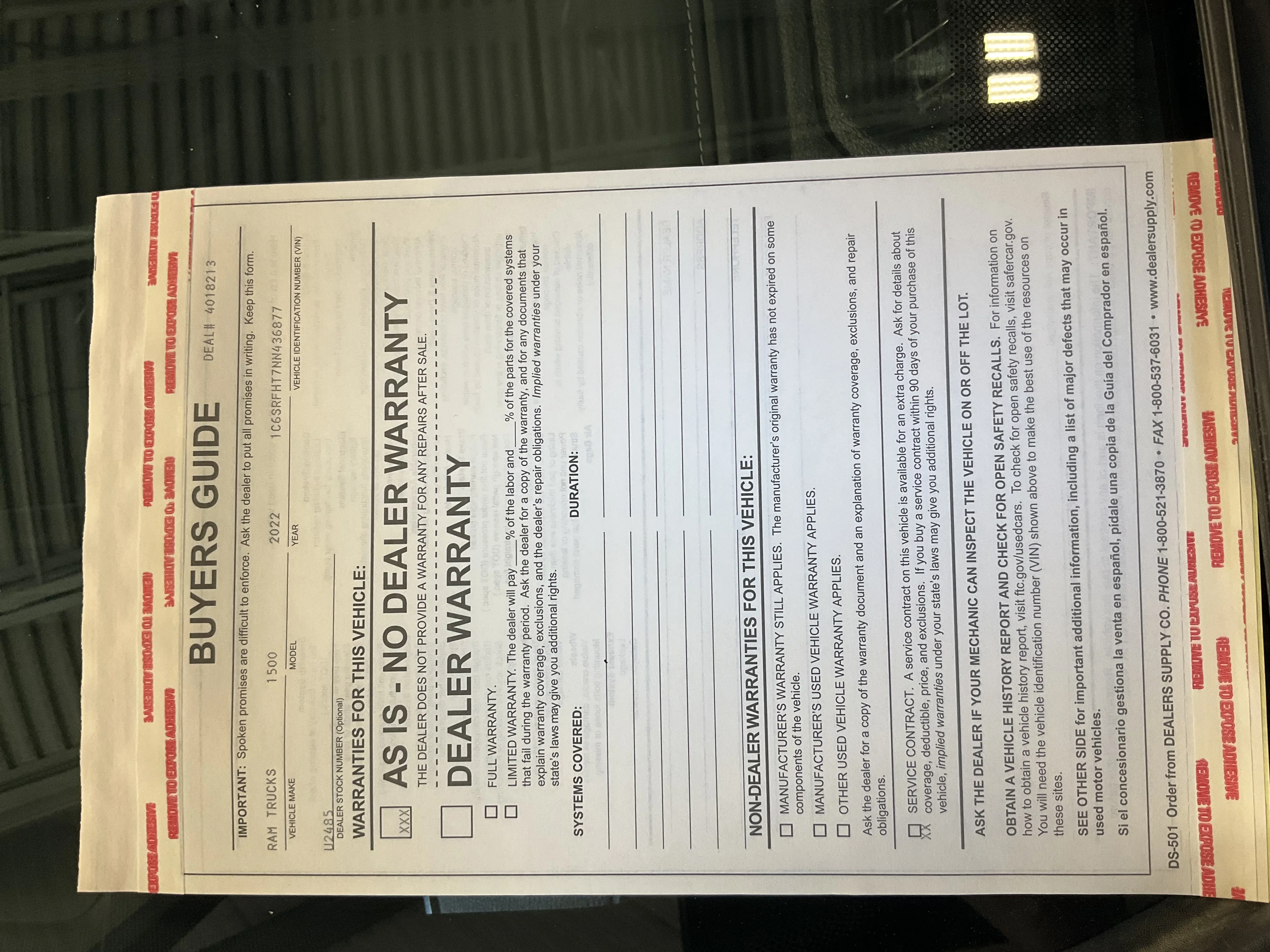 Used 2022 Gray Ram Limited image 7