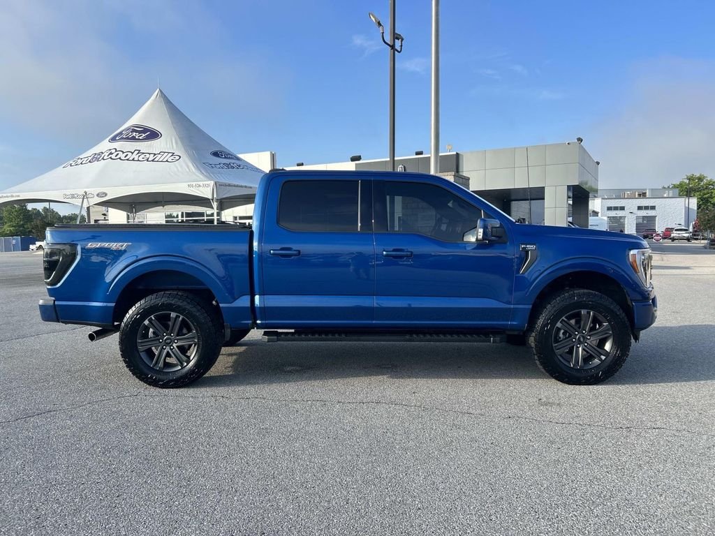 Certified Used 2023 Atlas Blue Metallic Ford Lariat image 3
