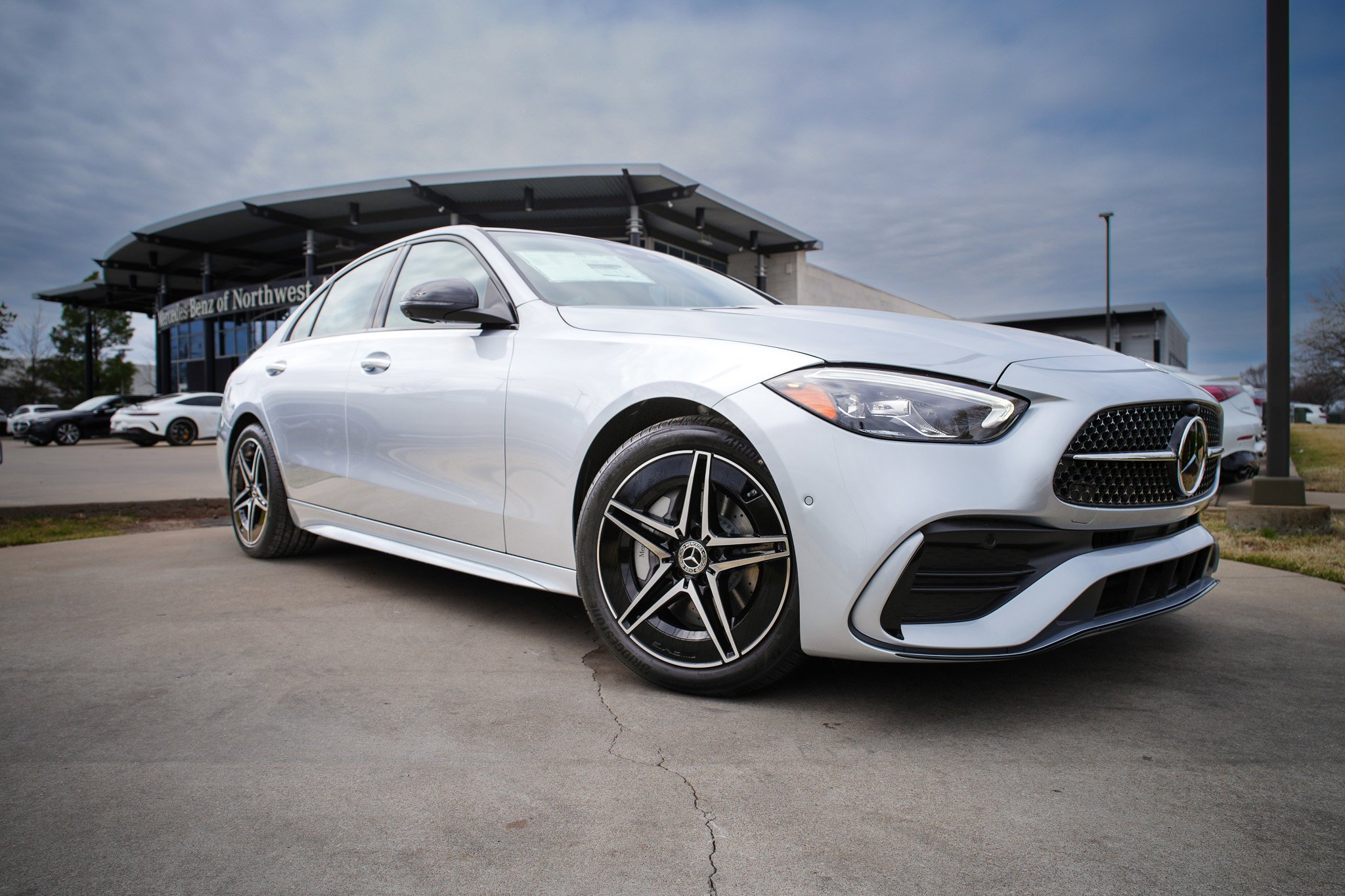 New 2026 Cirrus Silver Metallic Mercedes-Benz C 300 image 2