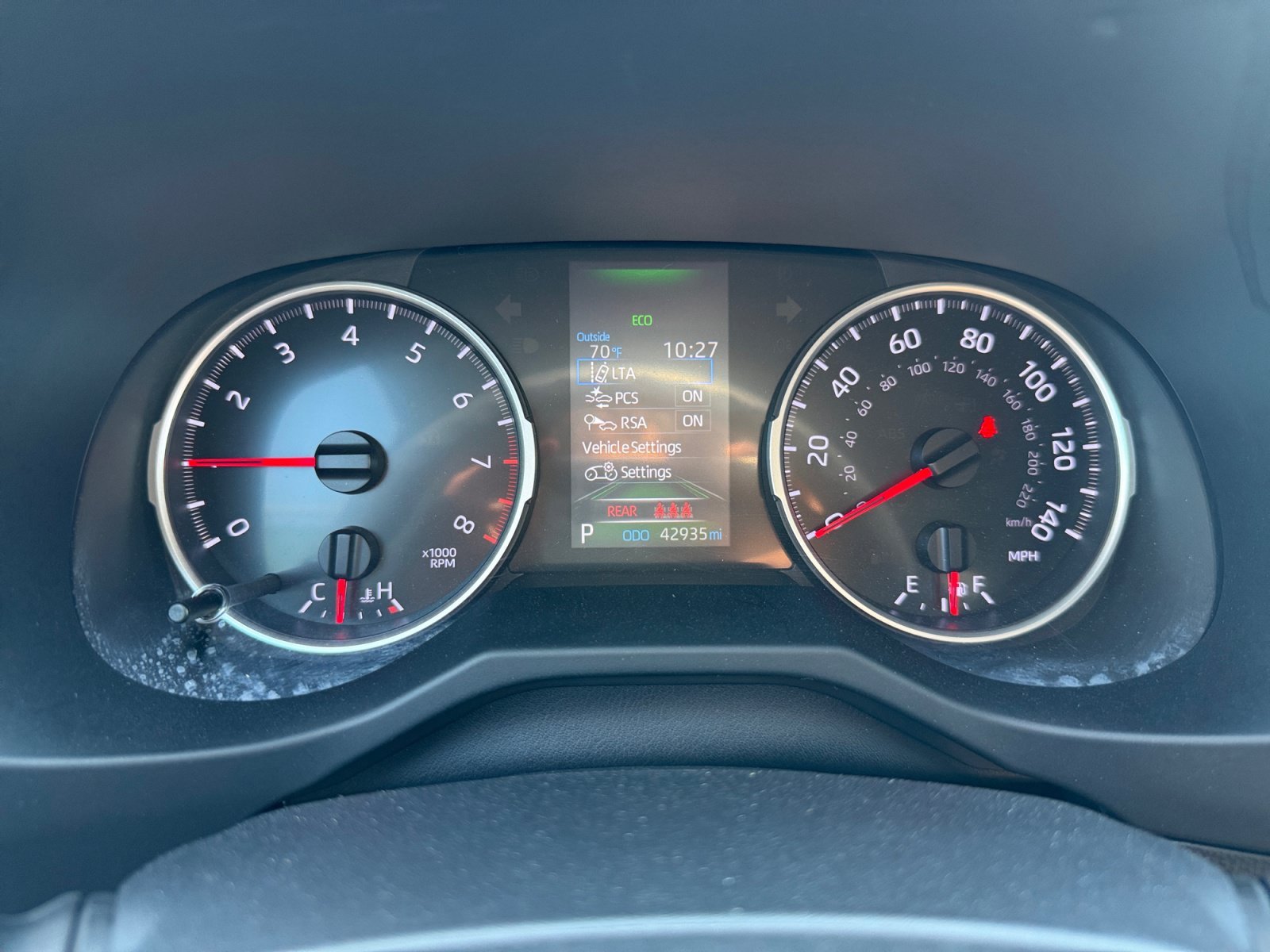 Used 2019 Blue Flame Toyota LE image 11
