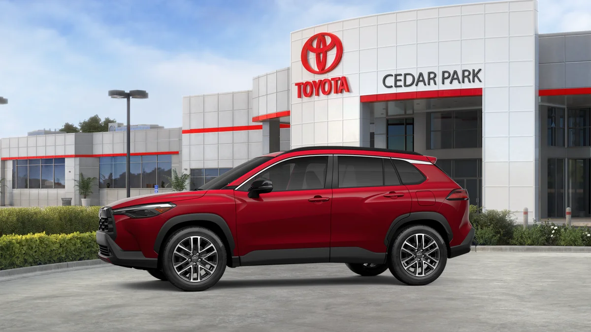 New 2026 Soul Red Crystal Toyota XLE image 3