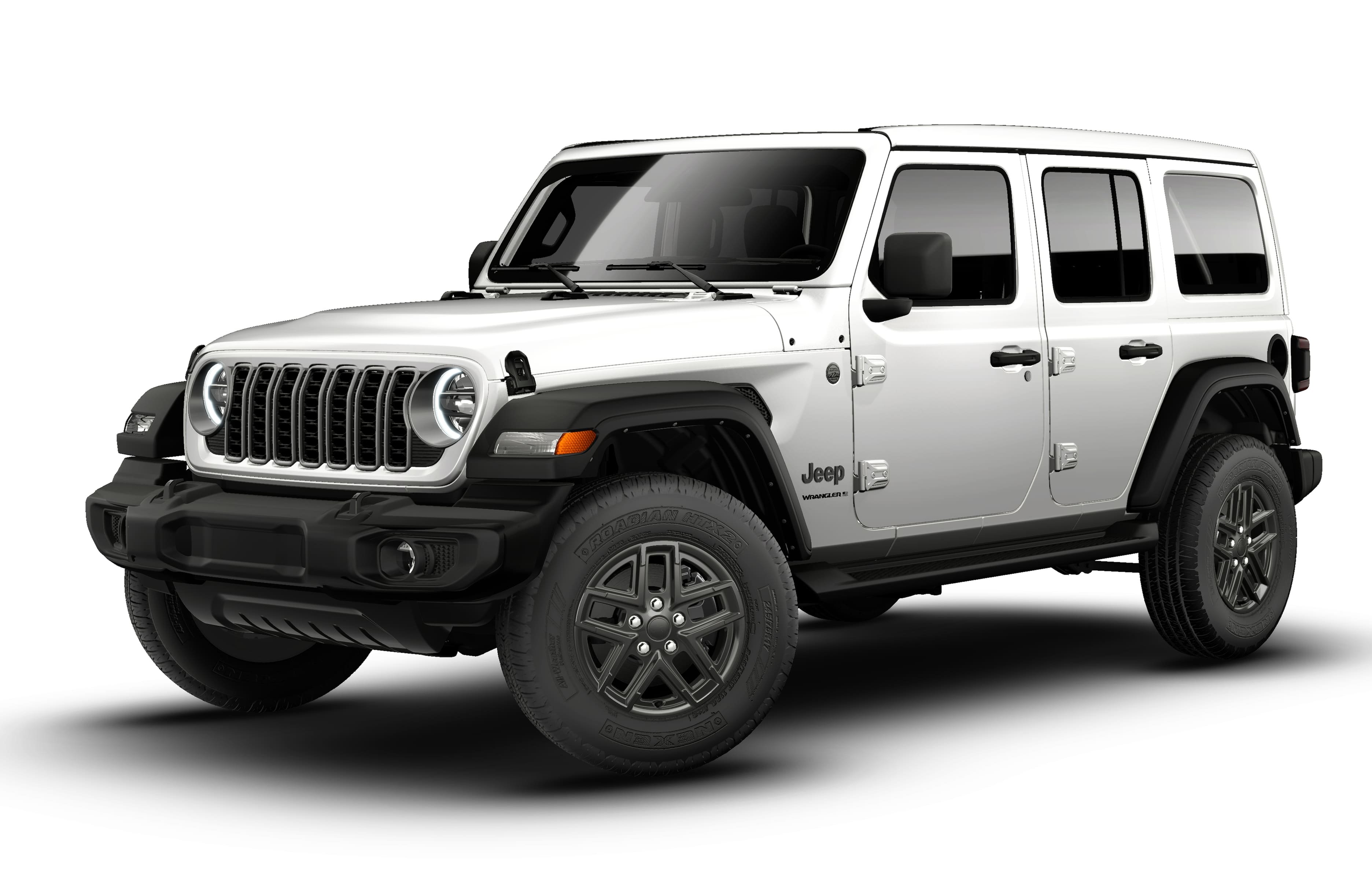 New 2026 Bright White Clear-Coat Exterior Paint Jeep Sport S image 27