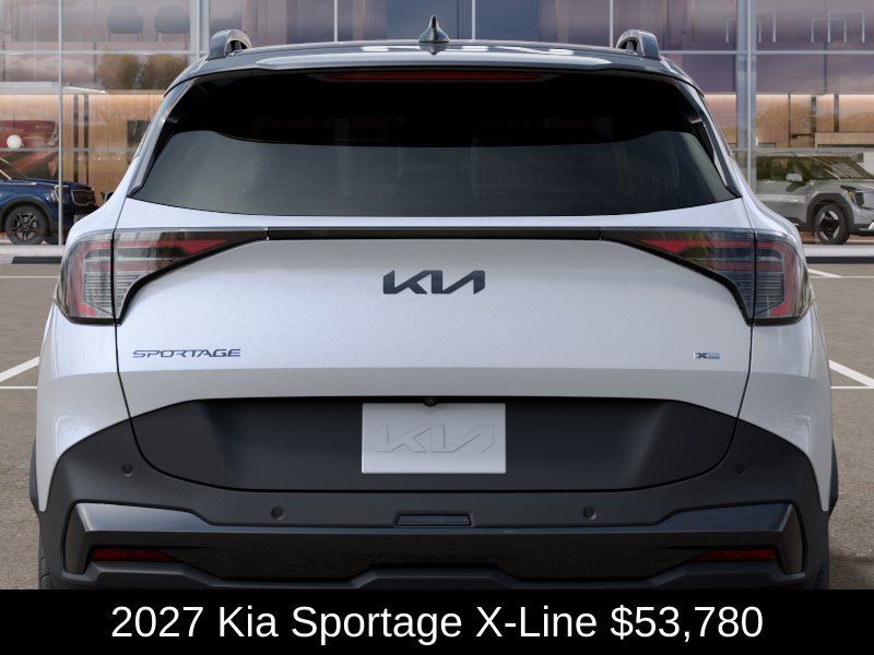 New 2027 Glacial White Pearl/Ebony Black Roof Kia X-Line image 13