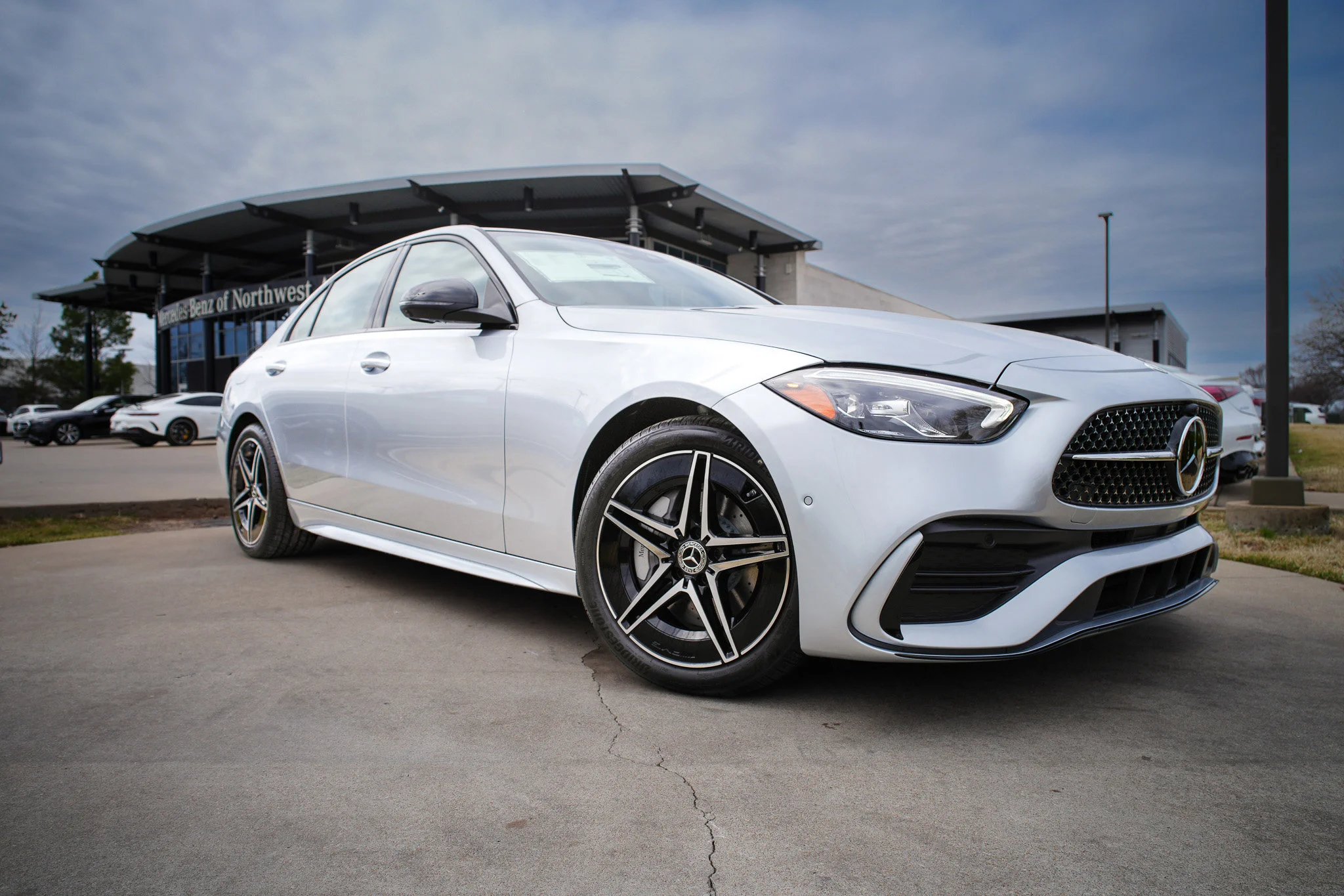 New 2026 Cirrus Silver Metallic Mercedes-Benz C 300 image 2