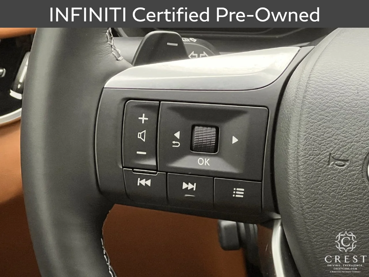 Certified Used 2027 Radiant White Black Obsidian INFINITI AUTOGRAPH image 15