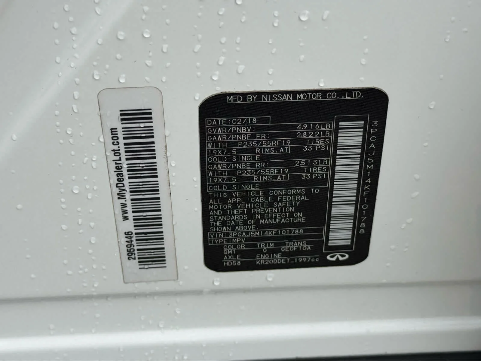 Certified Used 2019 Lunar White INFINITI ESSENTIAL image 27