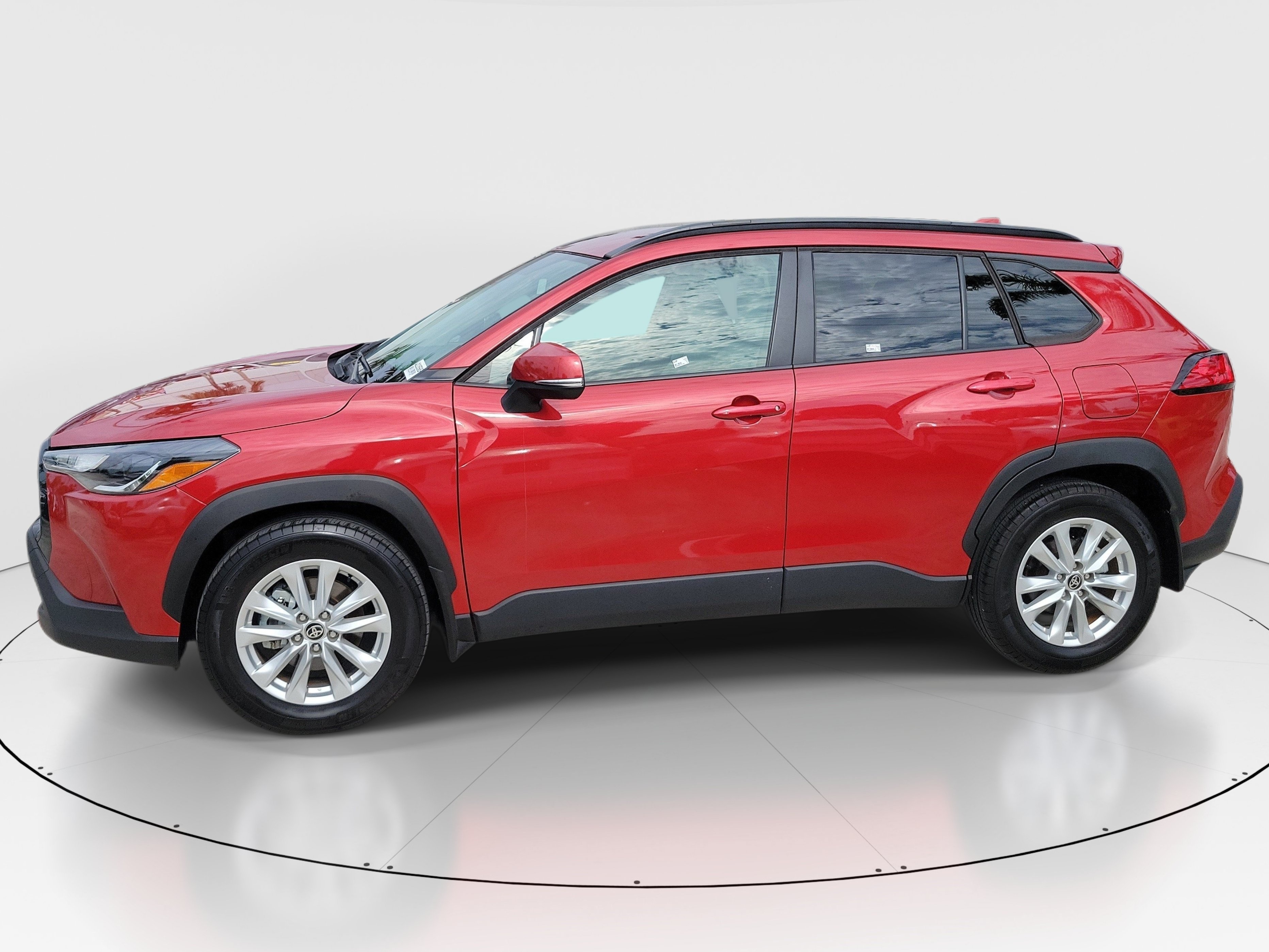 Certified Used 2023 Barcelona Red Metallic Toyota LE image 4
