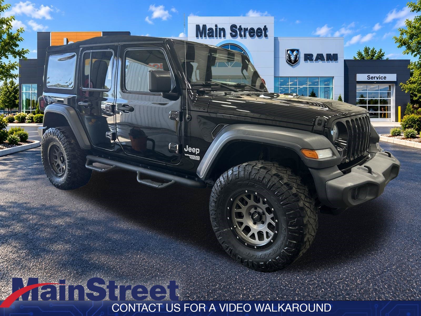 Used 2018 Black Clearcoat Jeep Sport S image 7