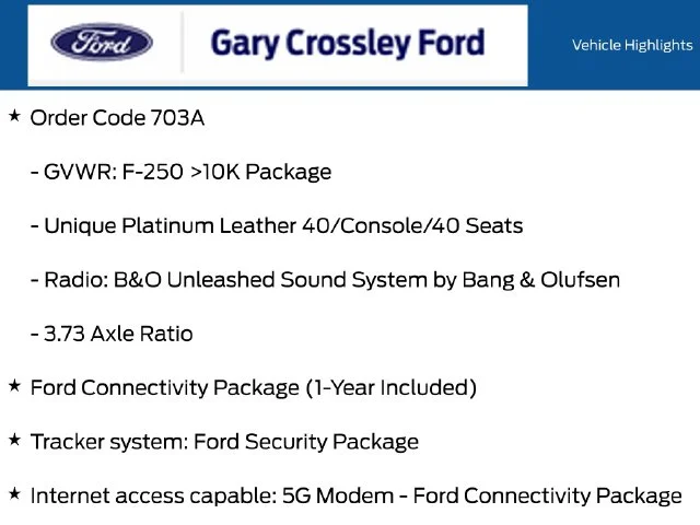 New 2027 Agate Black Metallic Ford F-250® Platinum® image 2