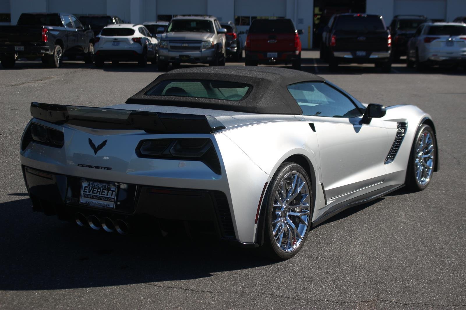 Used 2019 BLADE SILVER METALLIC Chevrolet Z06 2LZ image 7