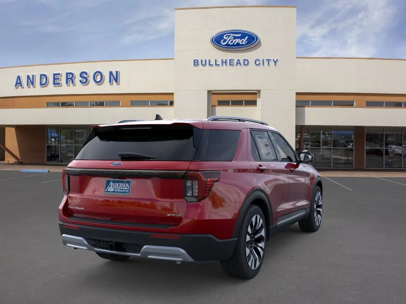 New 2026 Rapid Red Metallic Tinted Clearcoat Ford Platinum image 8