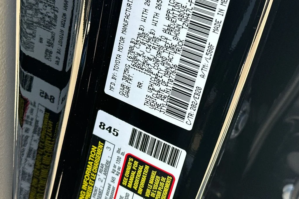 New 2026 Black Toyota Tacoma Limited image 33
