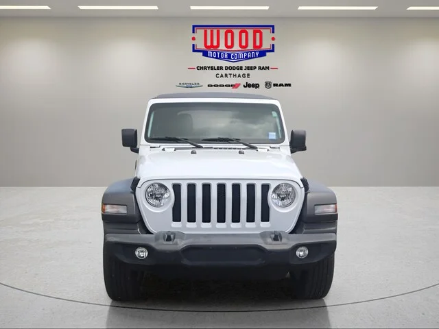 Used 2022 Bright White Clearcoat Jeep Unlimited Sport S image 8
