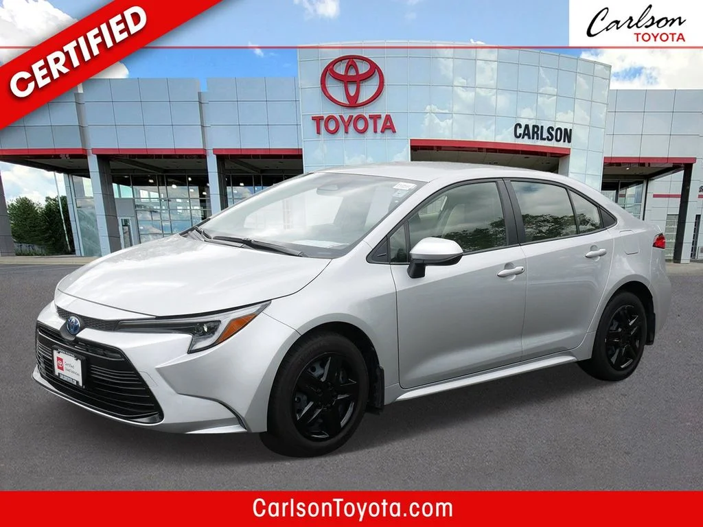 Certified Used 2025 Silver Toyota LE image 1