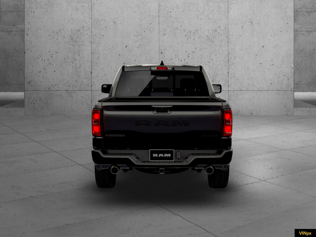 New 2026 Diamond Black Crystal Pearl-Coat Exterior Paint RAM Laramie image 5