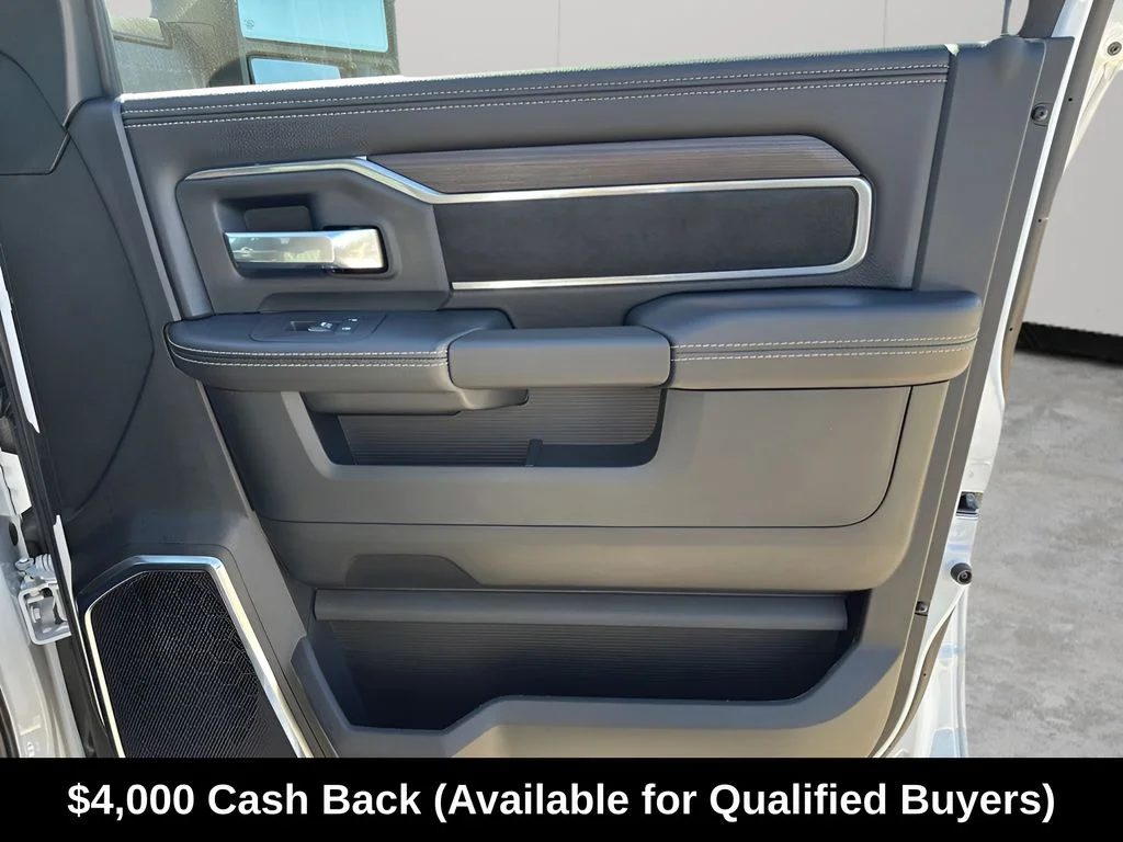 New 2026 Bright White Clear-Coat Exterior Paint RAM Laramie image 14