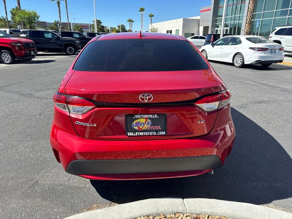 Used 2021 Red Toyota LE image 7