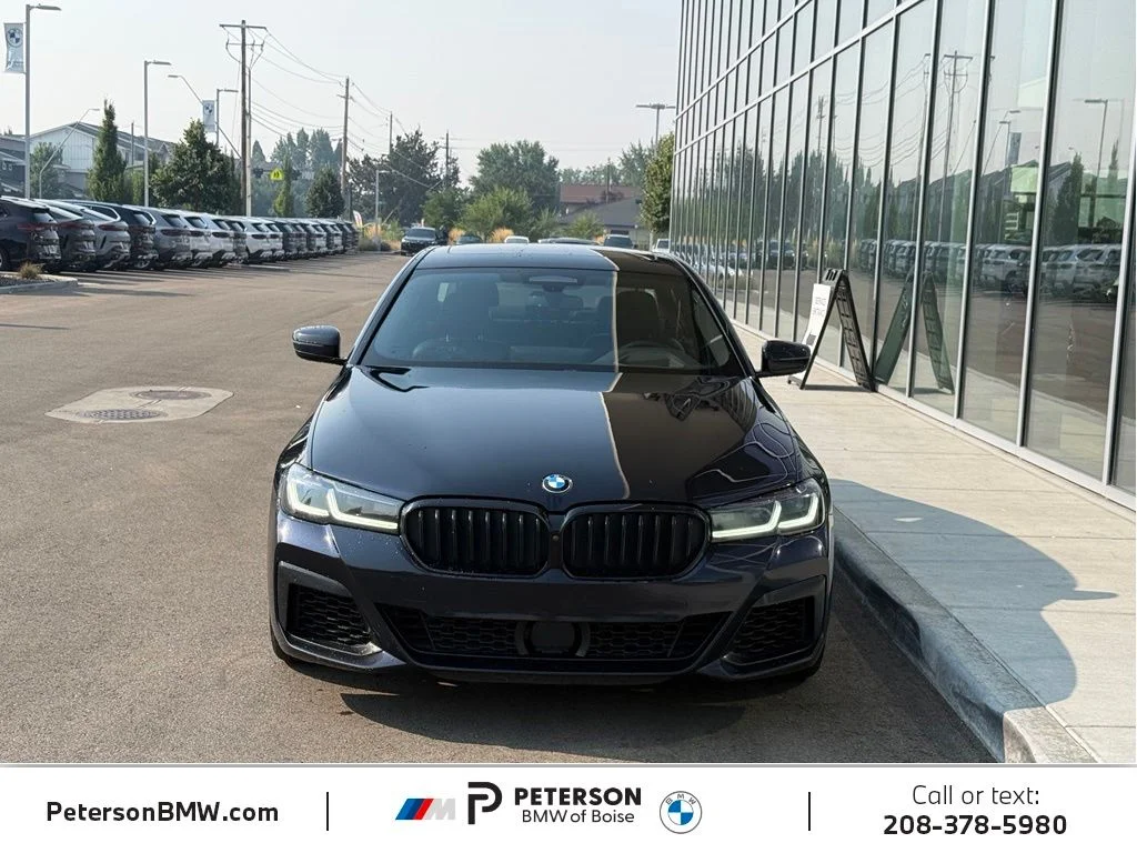 Used 2023 Black BMW M550i xDrive image 8