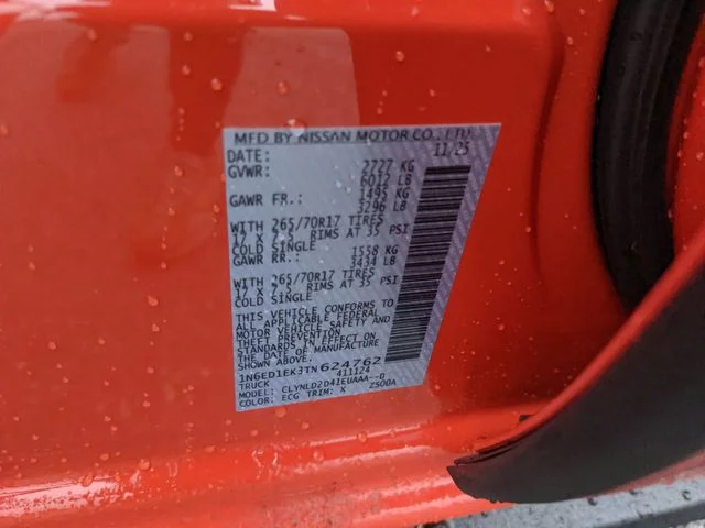 New 2026 Orange Nissan PRO-4X image 34