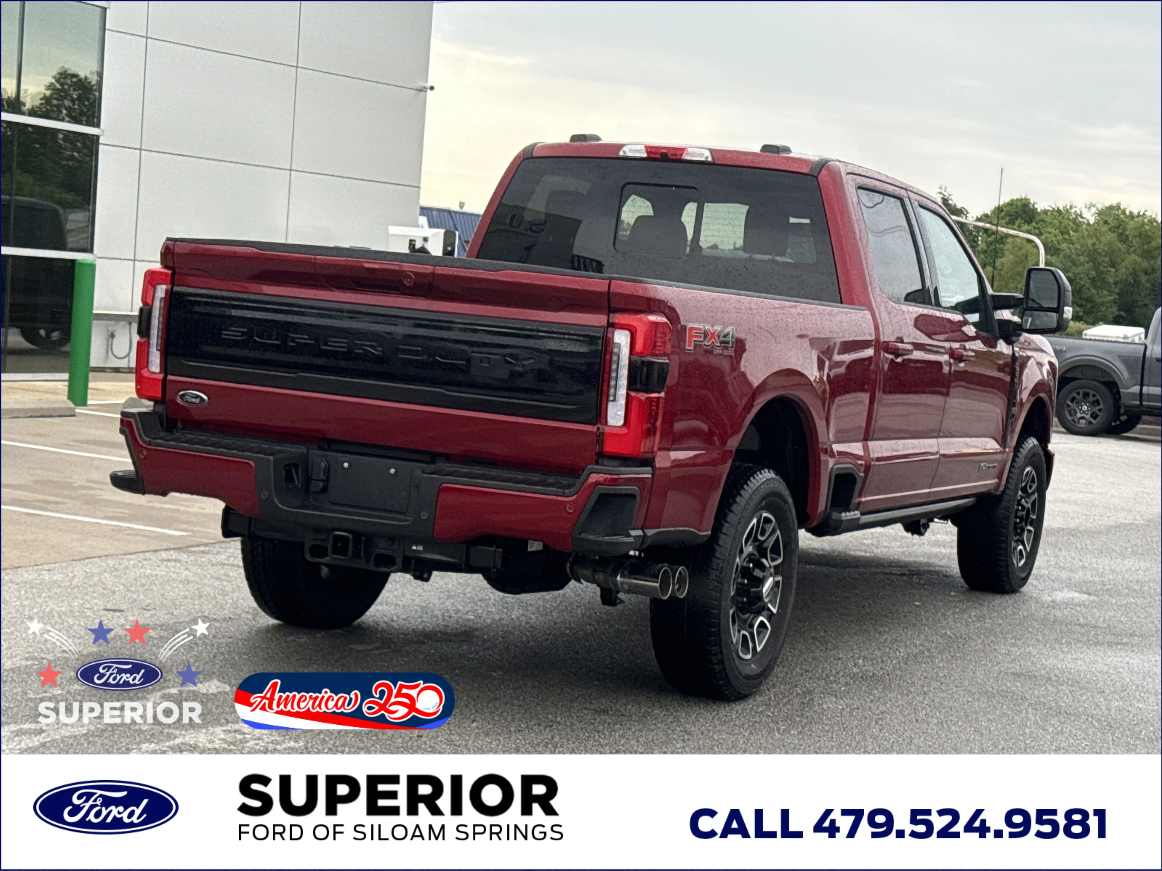New 2026 Ruby Red Metallic Tinted Clearcoat Ford Platinum 4WD image 3